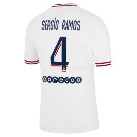 Maillot de Foot Paris Saint-Germain Sergio Ramos 4 Quatrième 2021-22